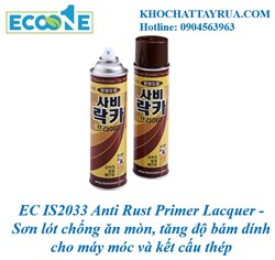 EC IS2033 Anti Rust Primer Lacquer - Sơn lót chống ăn mòn, tăng độ bám dính cho máy móc và kết cấu t